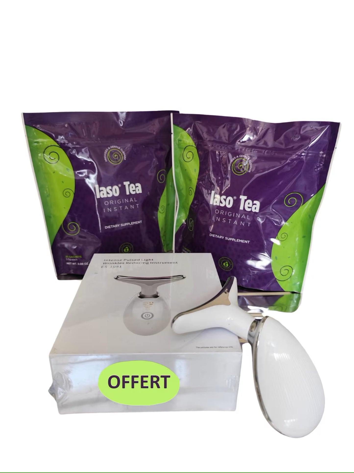 INSTANT TEA TLC 50 sticks cure 2 mois détoxifiant diurétique perte de poids minceur jusqu'à 2.5kg/semaine 100% plantes naturelles